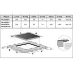 Встраиваемая индукционная варочная панель Korting HI 64013 BW