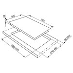 Встраиваемая газовая варочная панель Smeg SR975PGH