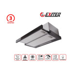 Встраиваемая вытяжка Exiteq EX-1076 black glass