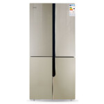 Холодильник Ginzzu NFK-500 стекло шампань