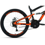 Велосипед Altair MTB FS 24 D темно-серый/оранжевый 2022 г 15" RBK22AL24054