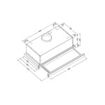 Встраиваемая вытяжка Korting KHP 6975 GN