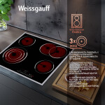 Встраиваемая электрическая варочная панель Weissgauff HV 643 BSX