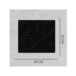 Встраиваемая электрическая варочная панель Zigmund & Shtain CN 43.6 B