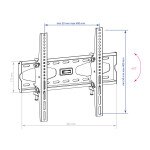 Кронштейн для телевизора Kromax Star-44 grey