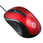 Мышь Oklick 385M черный/красный
