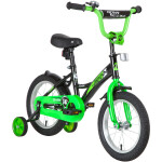 Велосипед Novatrack 143STRIKE.BKG20 черный-зеленый 139627