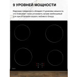Встраиваемая индукционная варочная панель EVELUX HEI 640 B