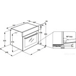 Встраиваемый электрический духовой шкаф Indesit IFW 6530 WH
