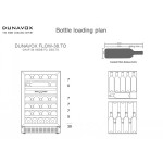 Встраиваемый винный шкаф Dunavox DAUF-38.100DB