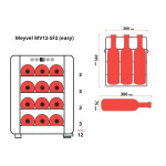 Винный шкаф Meyvel MV12-BSF1 (easy)