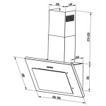 Каминная вытяжка Lex Mika 500 white