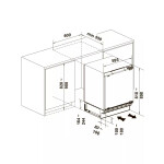 Встраиваемый холодильник Lex RBI 102 DF