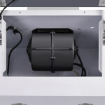 Каминная вытяжка Maunfeld Topaz 60 белое стекло