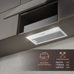 Каминная вытяжка Weissgauff Alpha 45 PB WH