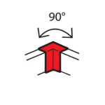 Угол плоский Legrand Metra 638013