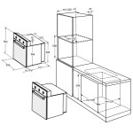 Встраиваемый электрический духовой шкаф Darina 1U BDE111 707 W