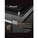 Встраиваемый электрический духовой шкаф Weissgauff EOM 991 SB