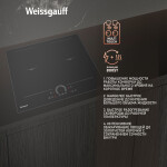 Встраиваемая индукционная варочная панель Weissgauff HI 642 BFZC