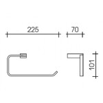 Держатель для бумажного полотенца Schein Allom 225E