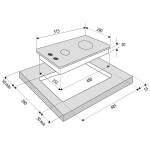 Встраиваемая газовая варочная панель Krona Galileo 30 WH