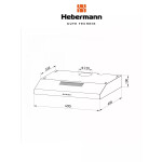 Вытяжка Hebermann HBUH 50.1 X