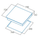 Встраиваемая индукционная варочная панель Cata IBG 6304