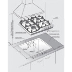 Встраиваемая газовая варочная панель Gefest СГ СН 1210 К5
