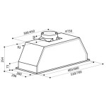 Встраиваемая вытяжка Lex GS Bloc P 600 Inox