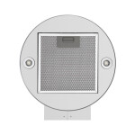 Каминная вытяжка Maunfeld Lee Wall 35 нержавеющая сталь