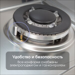 Встраиваемая газовая варочная панель Zigmund & Shtain G 14.7 S