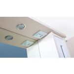 Зеркало-шкаф Бриклаер Бали 120 светлая лиственница