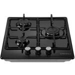 Встраиваемая газовая варочная панель Maunfeld EGHE.43.3STS-EB