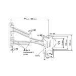 Кронштейн для телевизора Algenium LS 5120 черный