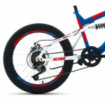 Велосипед Altair MTB FS 20 D синий/красный 2022 г 14" RBK22AL20048
