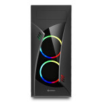 Компьютерный корпус Sharkoon NIGHT SHARK RGB led черный