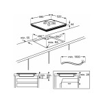 Встраиваемая индукционная варочная панель Electrolux EIT 61443 B
