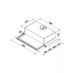 Встраиваемая вытяжка Korting KHP 6637 GNX