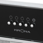 Встраиваемая вытяжка Krona Elisa Glass Black 600 PB