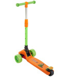 Самокат Ridex 3-х колесный Juicy, 120/80 мм, оранжевый/зеленый (4680459153951)