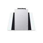 Каминная вытяжка Maunfeld Gloria 60 нержавеющая сталь/прозрачное стекло