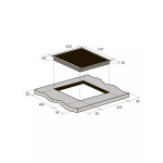 Встраиваемая индукционная варочная панель Zugel ZIH453W