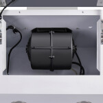 Каминная вытяжка Maunfeld Topaz 60 белое стекло