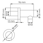 Подключение шланга WasserKraft A082