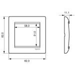 Рамка Legrand Valena 774451