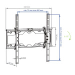 Кронштейн для телевизора Kromax Element-4 черный