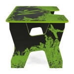 Компьютерный стол Generic Comfort Gamer2/VS/NE черный/зеленый