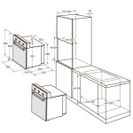 Встраиваемый электрический духовой шкаф Darina 1V5 BDE111 705 B