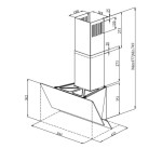 Каминная вытяжка Esperanza RHA60G06 B