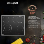 Встраиваемая электрическая варочная панель Weissgauff HV 642 BS